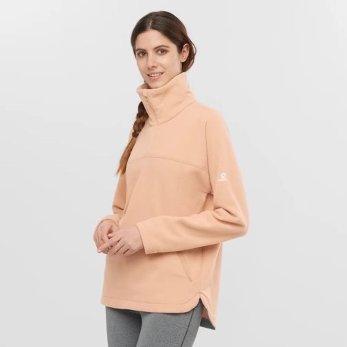 Dámské Mikiny Salomon Essential Cosy Fleece Koralove | CZ 10OXIYZ